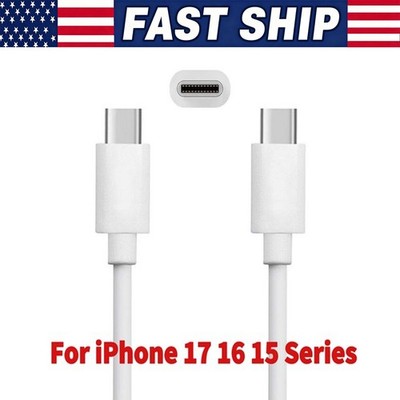 For iPhone 17 16 Pro Max USB-C Cable Fast Charger Type C Charging Data Cord Lot
