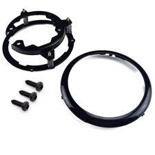 Headlight Trim Ring Bracket Mount Fit For Harley Low Rider ST FXLRST 22-24 Black