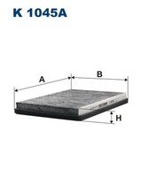 Innenraumfilter Filtron K 1045A Aktivkohlefilter FüR 35I 3A5 Passat VW 3A2 B3 B4