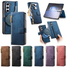 Magnetic Rugged Flip Stand Wallet Phone Case For Samsung Galaxy Z Fold 7 6 5 4 3