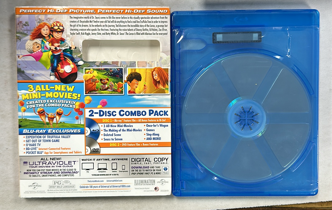 Dr. Seuss - The Lorax - Blu Ray (B133-51) | eBay