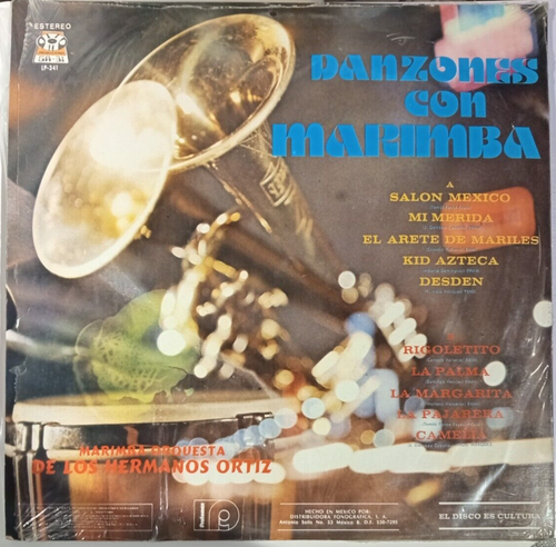 MARIMBA ORQ. DE LOS HERMANOS ORTIZ - DANZONES CON MARIMBA - 1980 MEXICAN LP - Picture 2 of 4