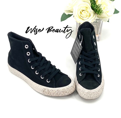 Converse CTAS Hi Top Nubuck Leather Sneaker Women Size 6 Men Sz 4 Black Athletic - Picture 6 of 10