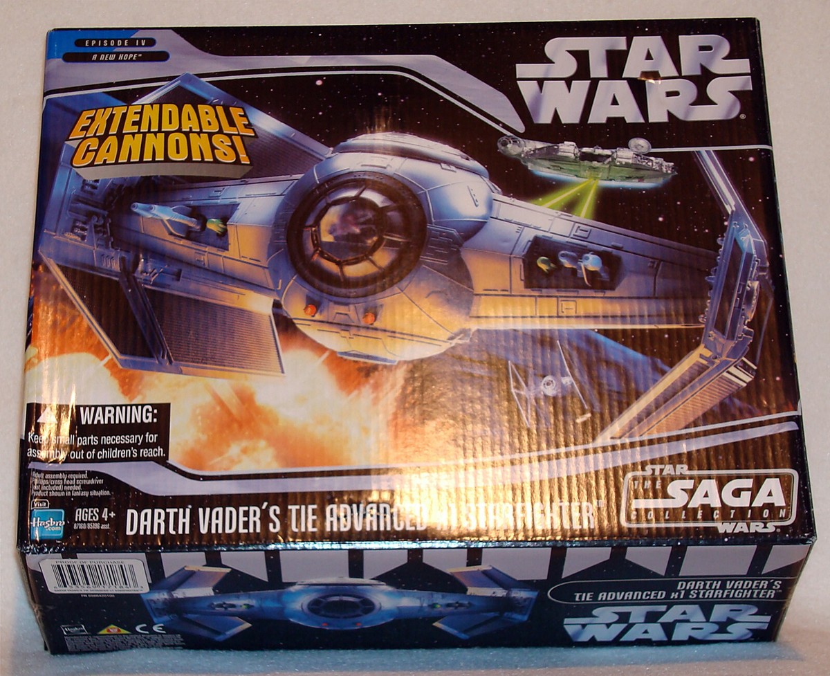 STAR WARS SAGA COLLECTION DARTH VADER'S TIE ADVANCED x1