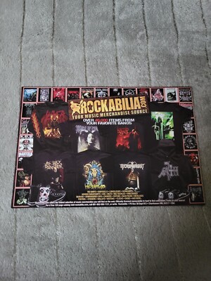 TPGM5 WERBUNG 5X8 ROCKABILIA - IHRE MUSIK MERCHANDISE QUELLE