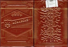 Monarchs Red Deck Playing Cards Poker Size Theory 11 USPCC Limited New & Sealed