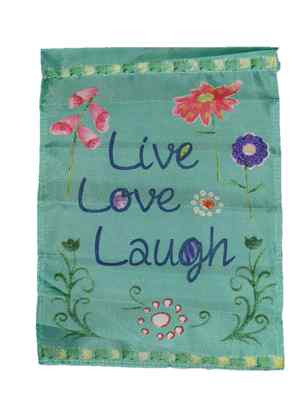12x18 Live Love Laugh Sleeved Garden 12''x18'' Flag