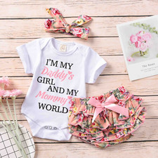 Newborn Infant Baby Girls Romper Tutu Skirt Dress Party Princess Clothes Outfits