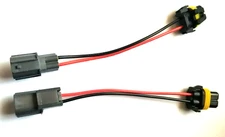 2pc Mitsubishi OEM HID BALLAST to aftermarket converter PIGTAIL PLUG wire Socket