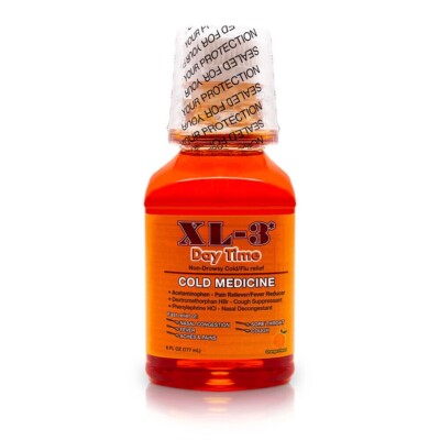 XL-3 Day Time Cold Medicine Liquid - 6 oz