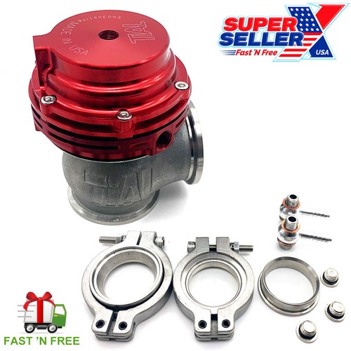 MVS 38mm External Turbo Wastegate Red Fits Tial Springs & Flange