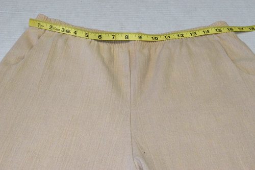 Vintage Top Hose Set Mari Gr. M 80er sand beige sand Dollar Applikationen Made USA - Bild 13 von 19