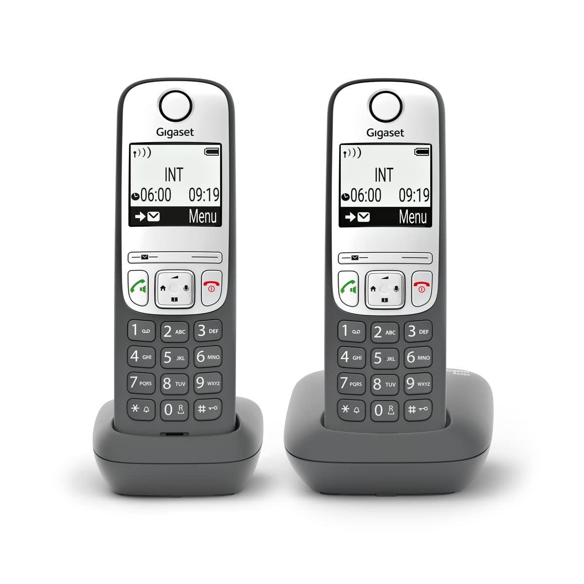 Gigaset AS485 Duo, Telefoni Cordless, Vivavoce, Trasferimento di chiamata, Tasti