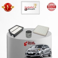 Kia Rio III 1.25 63KW 86CV Wartungskit Filter Ab 2012