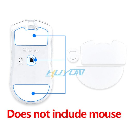 2 Sets abgerundete Kanten Mausfüße für RAZER Viper V3 PRO Maus - Bild 4 von 45