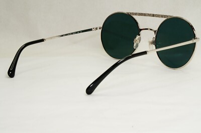 Chanel Chanel Silver 4232 Round sunglasses Chanel Sunglasses Silver Grey Mirrored Round Pilot Metal  main image 2