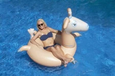 Swimline Inflatable Swimming Pool Goat or Llama Ring - 56" x 46" x 44"