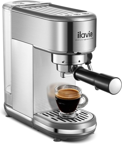 ILAVIE Espresso Machine 20 Bar for Home, Coffee Espresso Marker Machine with Ste