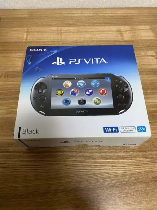 SONY PLAYSTATION® VITA Wi-Fi model black PCH-2000 ZA11 from japan