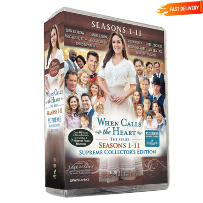 When Calls the Heart Staffeln 1-11[DVD, 27-Disc, Box Set] Nur Englisch Neu
