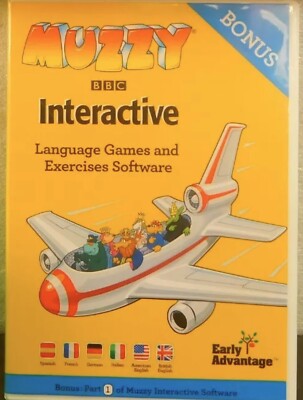 BBC Muzzy Interactive  Language Games & Exercises CD ROM 
