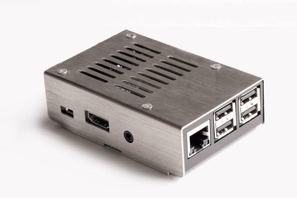 KKSB Raspberry Pi 3 Model B cassa in acciaio inossidabile 2 pezzi custodia in...