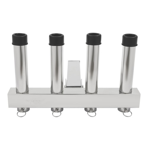4 Tubes Stainless Steel Fishing Rod Holder Bracket Pod Pole Rack for Cars Trucks - Picture 14 of 24