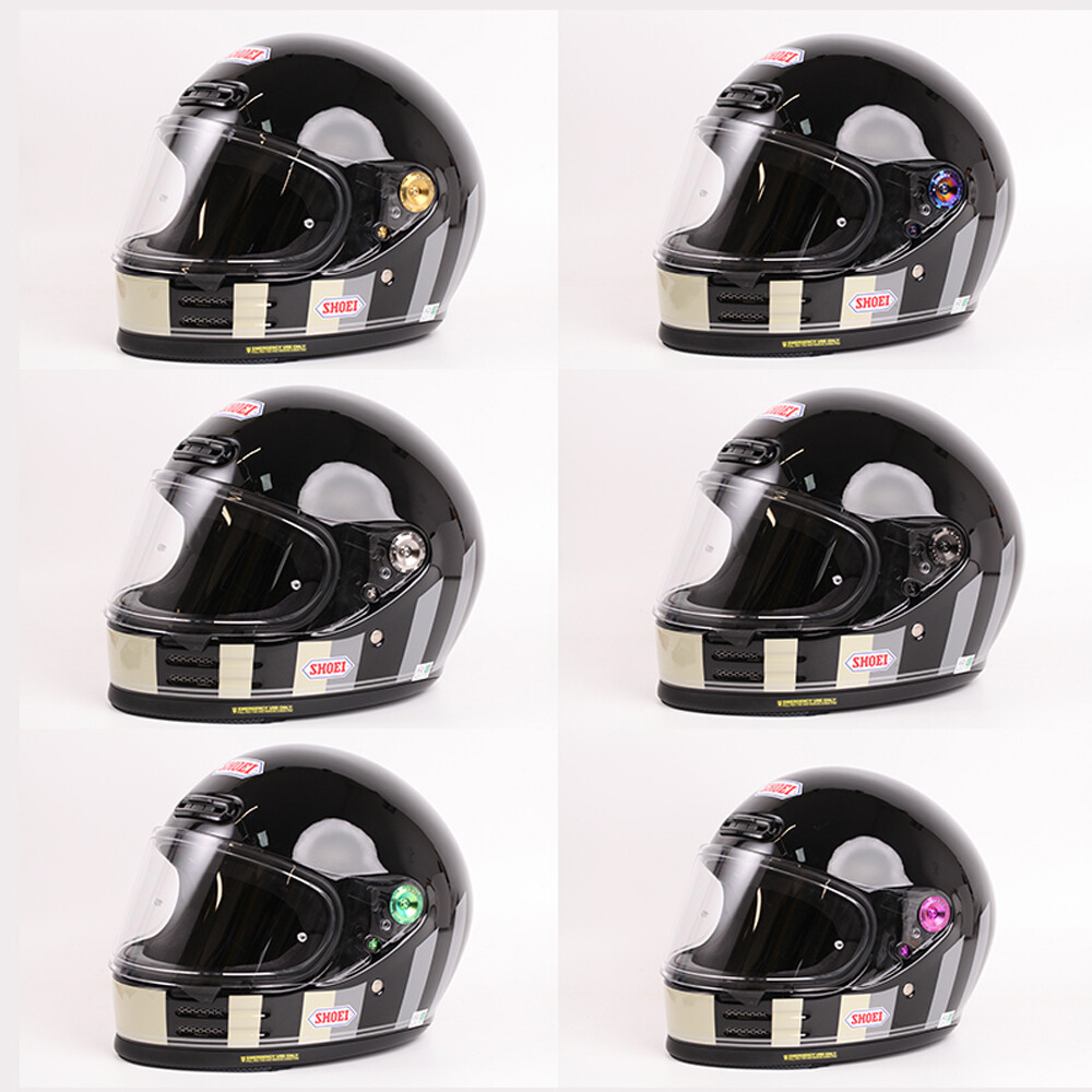 FOR SHOEI GLAMSTER helmet goggle Screw cover Titanium alloy