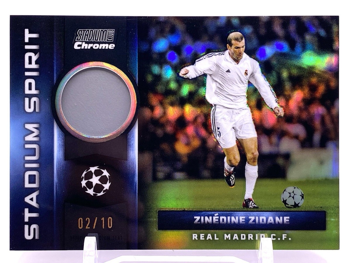 2023-24 Topps Chrome Stadium Club ZINEDINE ZIDANE /10 Stadium