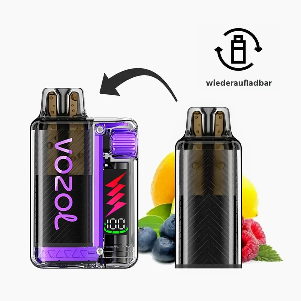 Vozol Vista E-Shisha Einweg E-Zigarette mit Nikotin Vape 2ml 650 mAh - Bild 3 von 3