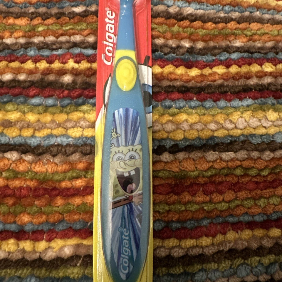 Bob Esponja Pantalones Cuadrados Colgate Cepillo de Dientes Suave 5+ Edad Unisex Foto 2 de 3