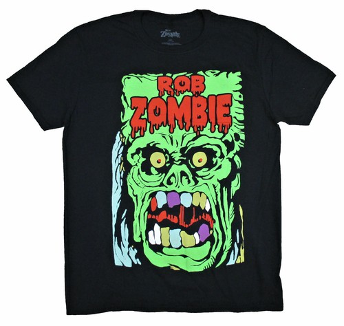 Rob Zombie Ugly Face Black T-Shirt 