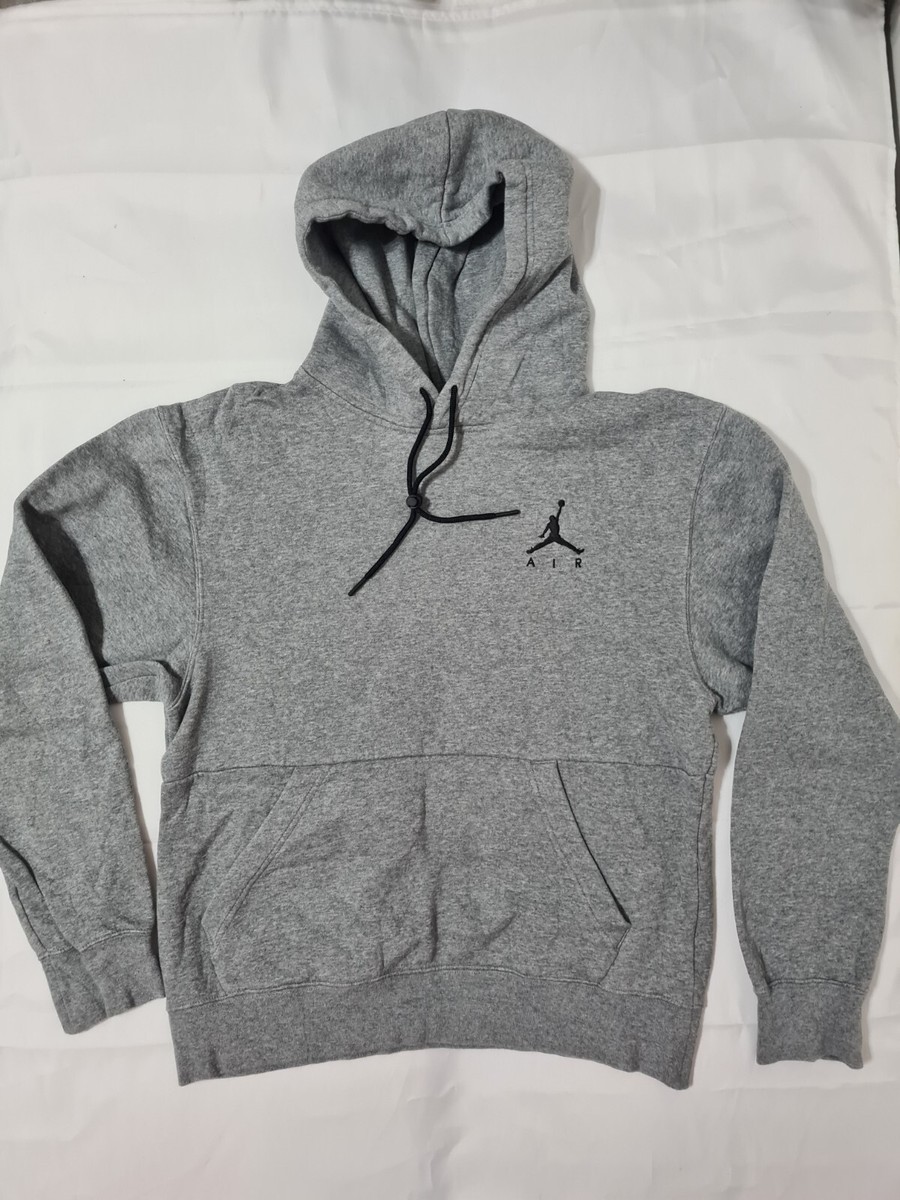 Jordan Brooklyn Fleece Jordan Jumper Mens Jordan Brooklyn Men Grey Fleece  Hoodie Sweater Jumper Sweatshirt
