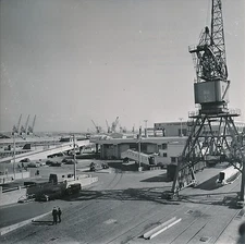 LE HAVRE c. 1950 - Hangars Cranes Le Port de Commerce Seine-Maritine - Div 5412