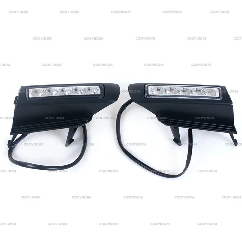 Par de faros antiniebla LED DRL para Toyota Land Cruiser Prado 120 LC120 GRJ120 2003-2009 Foto 2 de 4