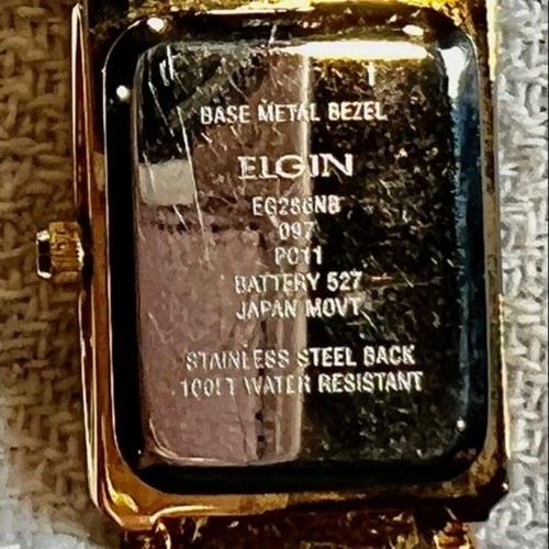 Ladies Elgin Gold Nugget bracelet style - Picture 4 of 5