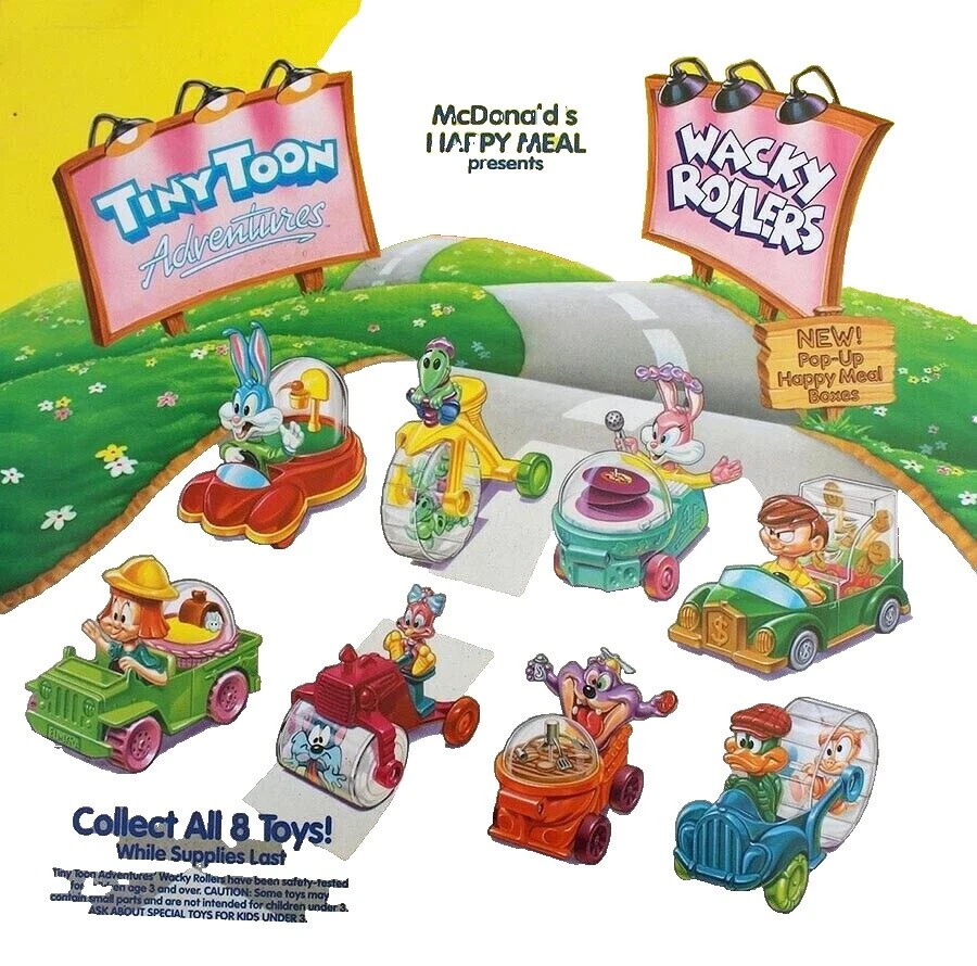 3-4 Anos Looney Tunes Brindes de restaurantes fast food