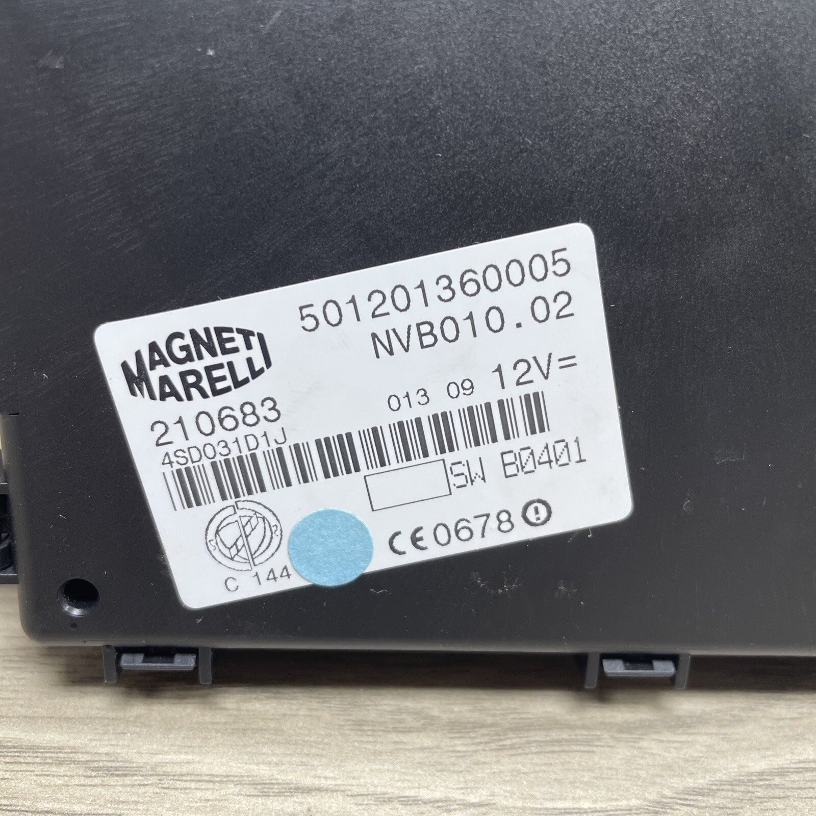 MASERATI QUATTROPORTE 2007 BOOT ECU 210683 2009 OEM