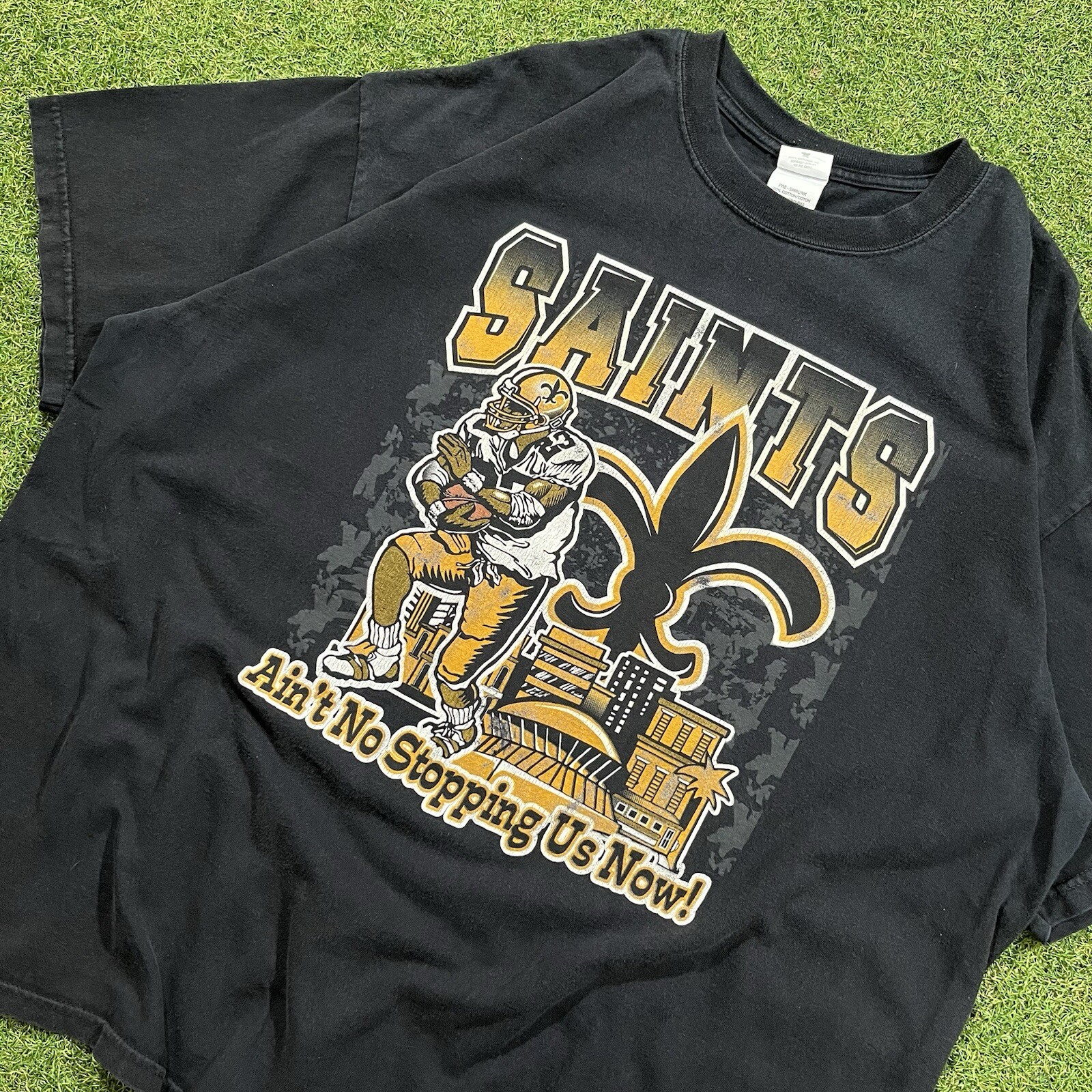 Vintage NFL New Orleans Saint’s “Ain’t No Stopping Us Now!” Tee Shirt.