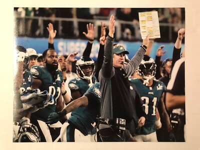 DOUG PEDERSON PHILADELPHIA EAGLES SUPER BOWL LII GLOSSY ...