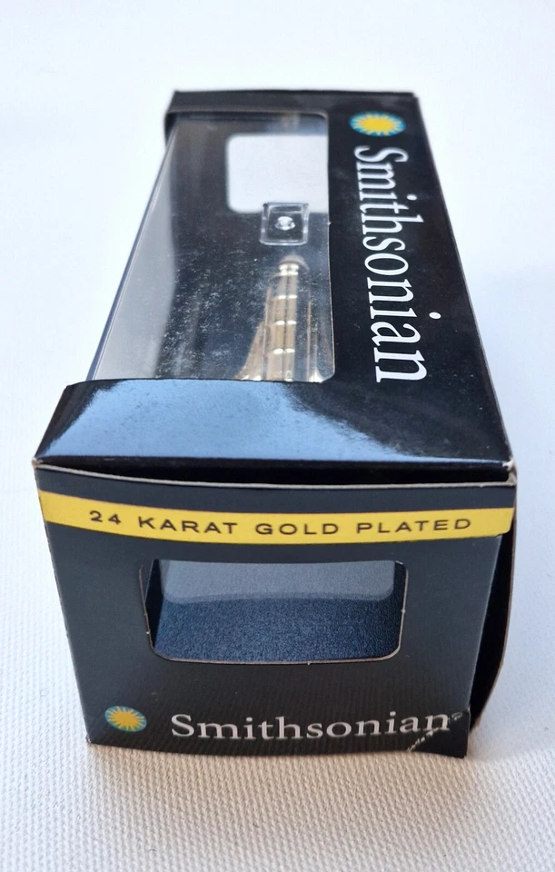 Modelo orbitador transbordador espacial Smithsonian de colección - chapado en oro de 24 quilates - caja Foto 3 de 4