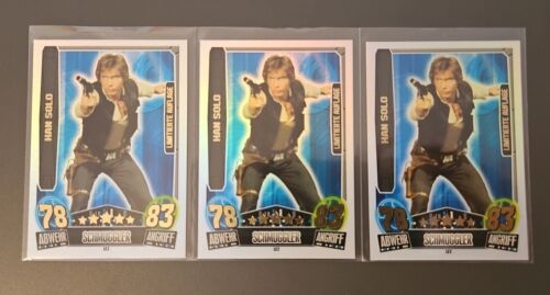 3x Topps Force Attax Movie Card Serie 3 - HAN SOLO Limitierte Auflage - LE2 - Afbeelding 1 van 1