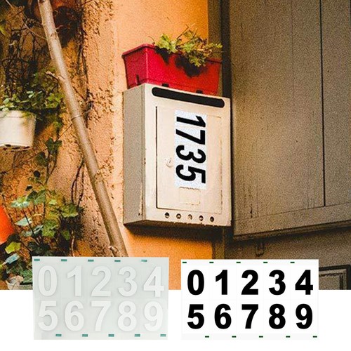 NEW License Plate Number Reflective Invisible Digital Sticker for Home Vehicle - Picture 8 of 14