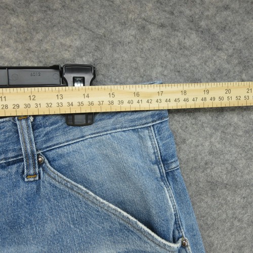 G-Star Raw Jeans Mens 34x32 Blue 5620 3D Tapered Button Fly Double Knee Denim - Picture 10 of 21