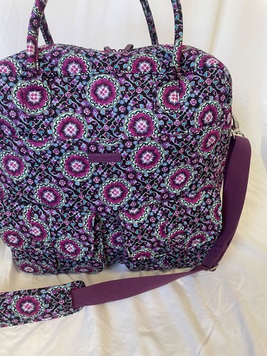 NWT Vera Bradley Retired Lilac Medallion Grand Cargo Travel Bag - Picture 3 of 18