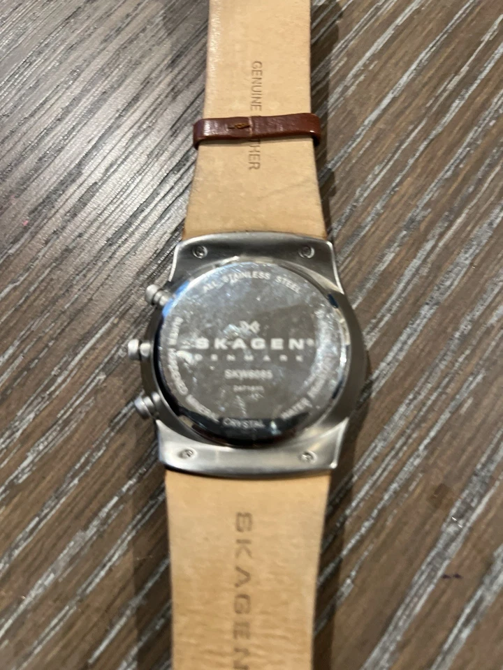 Reloj Hombre Skagen Denmark Havene Cuadrante Cuero Marrón Nº SKW6085 - Necesita batería Foto 3 de 3