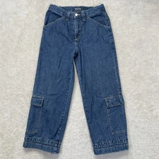French Dressing Jeans Womens 4 Blue Capri Cargo Vintage