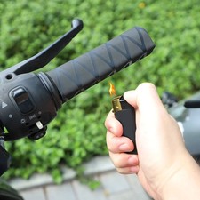 4x Cubierta de manguito de agarre de freno de manillar de motocicleta Accesorios de almohadilla de goma antideslizante