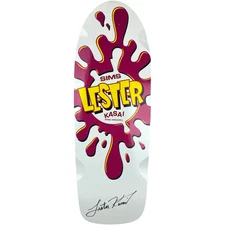 SIGNED Sims Lester Kasai Splat Skateboard deck ALVA, HOSOI, VISION, RARE
