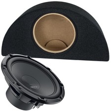 Auto 65cm Reserverad Bass Gehäuse MDF + 25cm Subwoofer Hertz CS250 S4 Skoda Ford